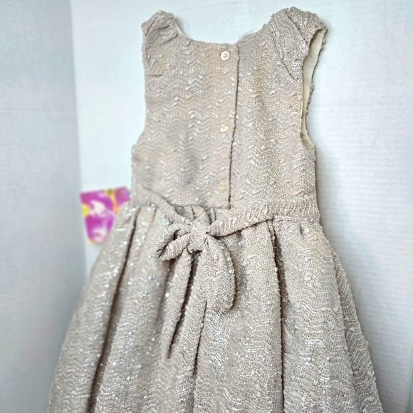 Blueberi Boulevard Little Girls Sleeveless Bubble Dress - Picture 4 of 6